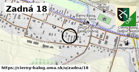 Zadná 18, Čierny Balog