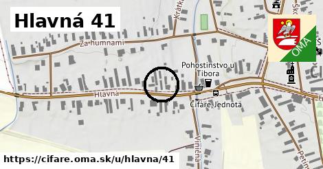 Hlavná 41, Čifáre