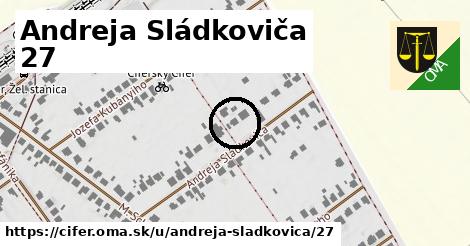 Andreja Sládkoviča 27, Cífer