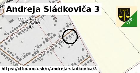 Andreja Sládkoviča 3, Cífer