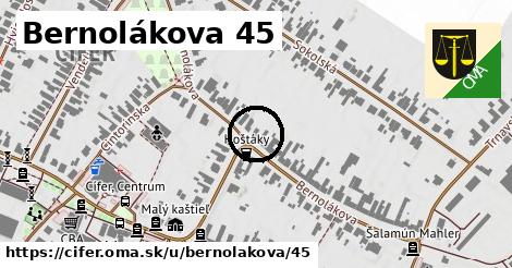 Bernolákova 45, Cífer