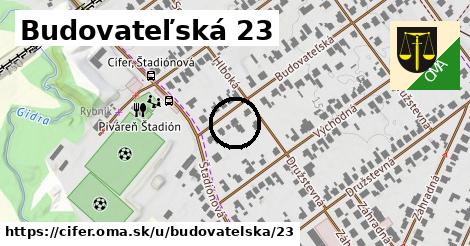 Budovateľská 23, Cífer