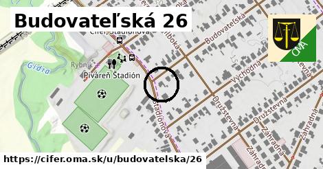 Budovateľská 26, Cífer