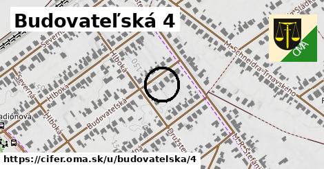 Budovateľská 4, Cífer