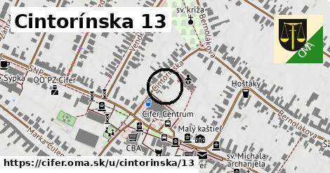 Cintorínska 13, Cífer