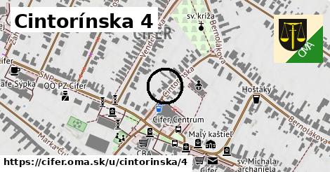 Cintorínska 4, Cífer