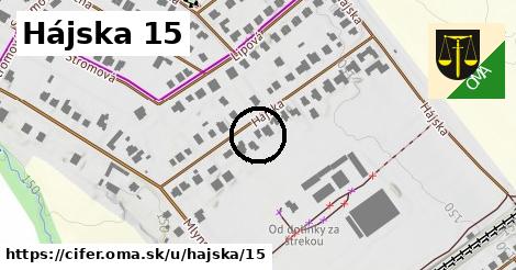 Hájska 15, Cífer