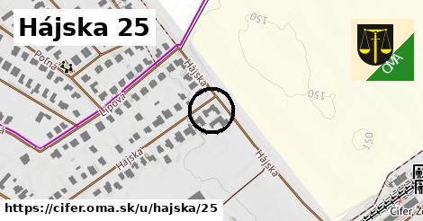 Hájska 25, Cífer