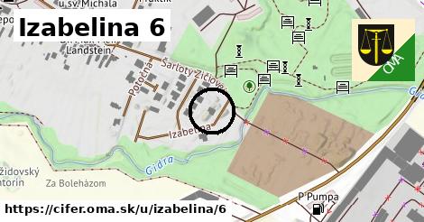 Izabelina 6, Cífer