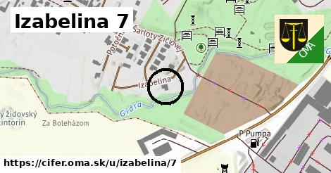 Izabelina 7, Cífer