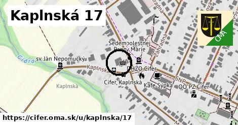 Kaplnská 17, Cífer