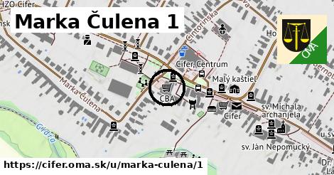 Marka Čulena 1, Cífer