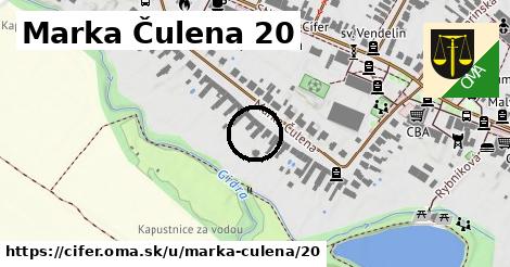 Marka Čulena 20, Cífer