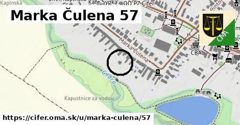 Marka Čulena 57, Cífer