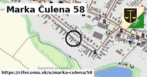 Marka Čulena 58, Cífer