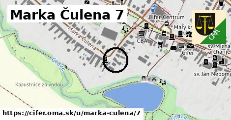 Marka Čulena 7, Cífer