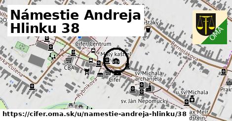 Námestie Andreja Hlinku 38, Cífer