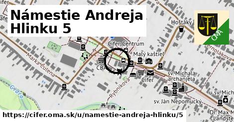 Námestie Andreja Hlinku 5, Cífer