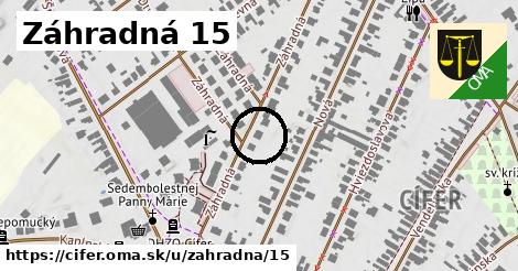 Záhradná 15, Cífer