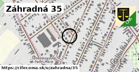 Záhradná 35, Cífer