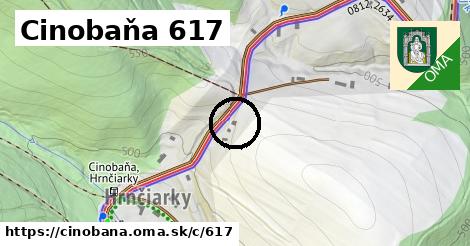 Cinobaňa <span class="supisne">617</span>