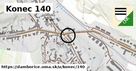 Konec 140, Dambořice