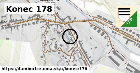 Konec 178, Dambořice