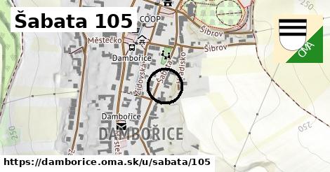 Šabata 105, Dambořice