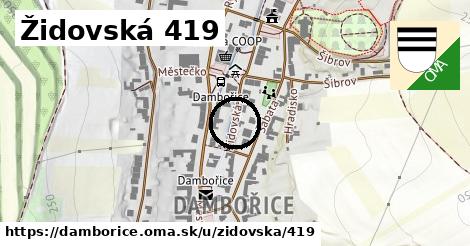 Židovská 419, Dambořice