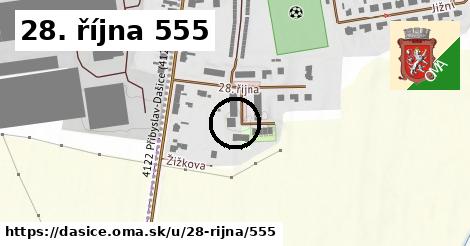 28. října 555, Dašice