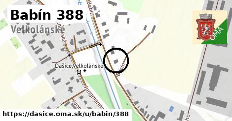 Babín 388, Dašice