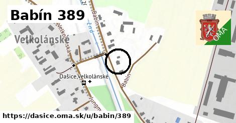 Babín 389, Dašice