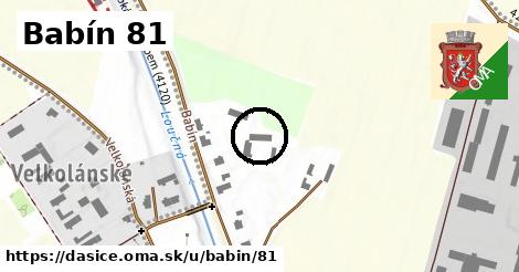 Babín 81, Dašice