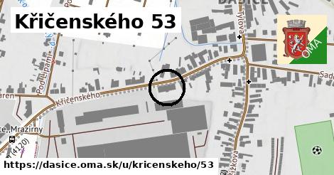 Křičenského 53, Dašice