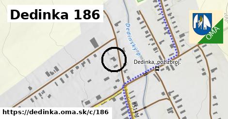 Dedinka <span class="supisne">186</span>