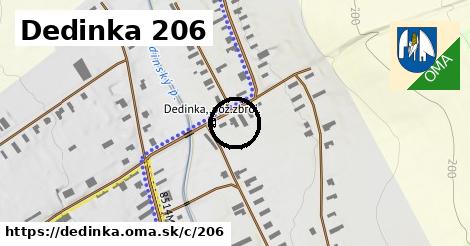 Dedinka <span class="supisne">206</span>