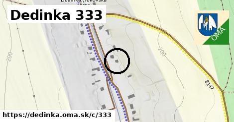 Dedinka <span class="supisne">333</span>