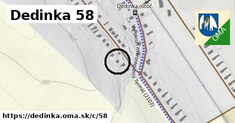 Dedinka <span class="supisne">58</span>
