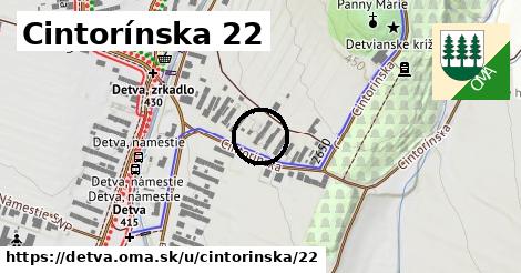 Cintorínska 22, Detva