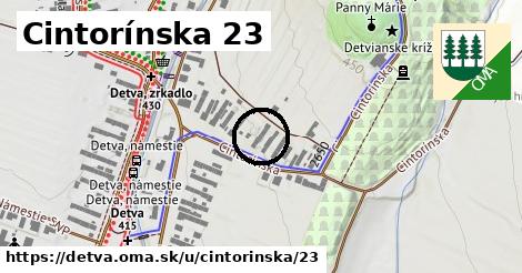 Cintorínska 23, Detva