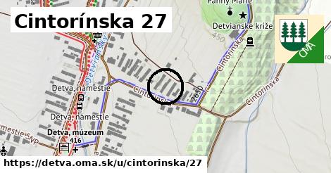 Cintorínska 27, Detva