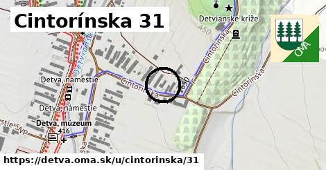 Cintorínska 31, Detva