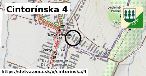 Cintorínska 4, Detva