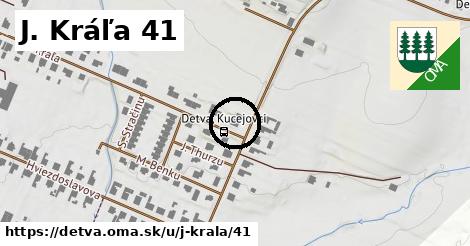 J. Kráľa 41, Detva