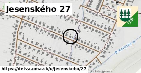 Jesenského 27, Detva