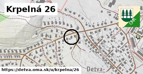 Krpelná 26, Detva