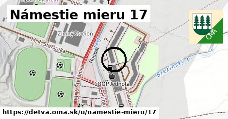 Námestie mieru 17, Detva