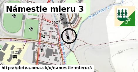 Námestie mieru 3, Detva