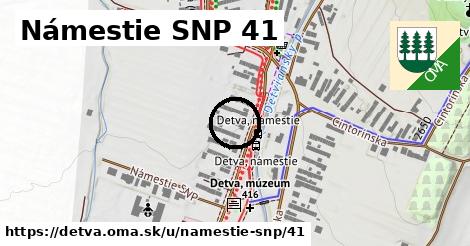 Námestie SNP 41, Detva