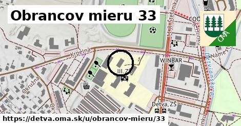 Obrancov mieru 33, Detva